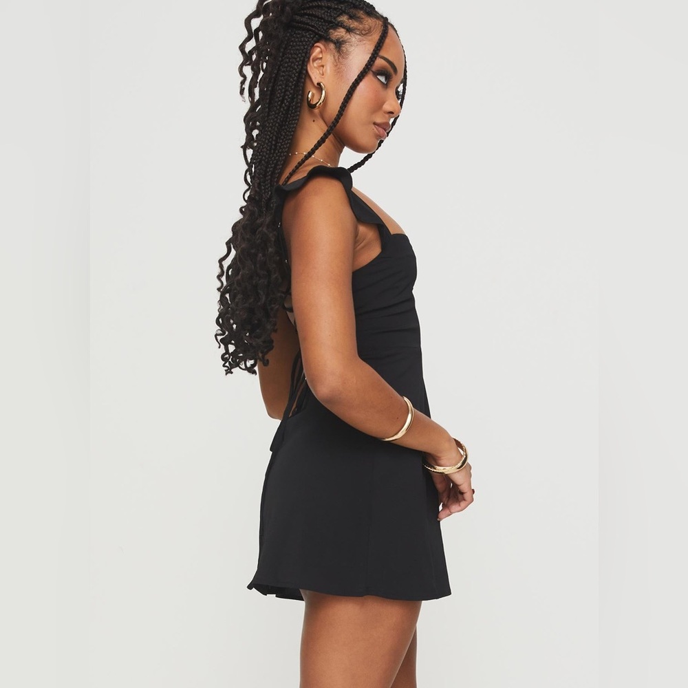 NEW Princess Polly “Landon” Black Mini Dress, Sundress - Picture 10 of 14